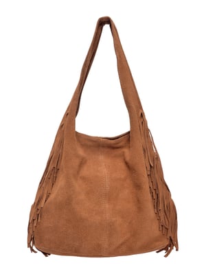 Isabella Rhea Braun Rindsledertasche