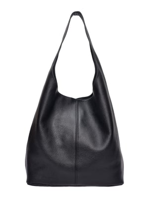 Roberta M Schwarz Rindsledertasche