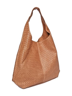 Luisa Vannini Braun Rindsledertasche
