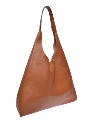 Luisa Vannini Braun Rindsledertasche