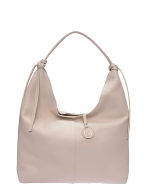 Roberta M Beige Rindsledertasche