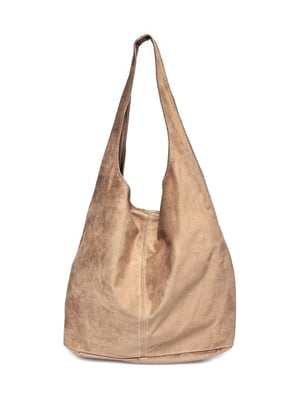 Anna Luchini Beige Rindsledertasche