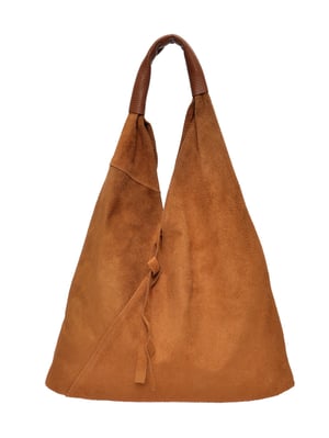 Anna Luchini Braun Rindsledertasche