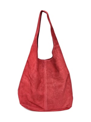 Anna Luchini Rot Rindsledertasche