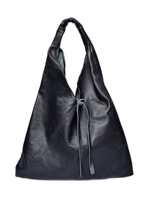 Anna Luchini Schwarz Rindsledertasche