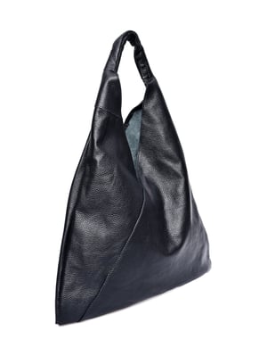 Anna Luchini Schwarz Rindsledertasche