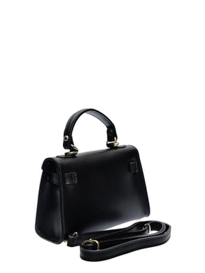 Isabella Rhea Schwarz Rindsledertasche