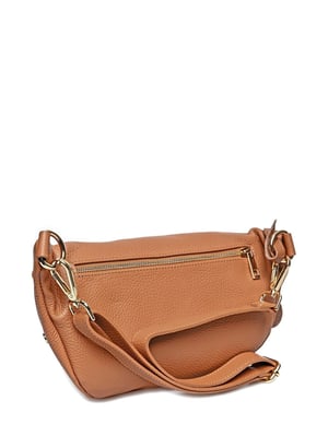 Anna Luchini Braun Rindsledertasche