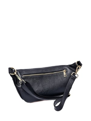 Anna Luchini Schwarz Rindsledertasche