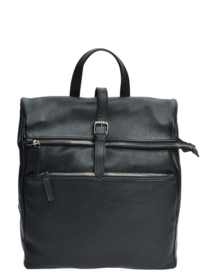 Anna Luchini Schwarz Rindsledertasche