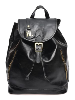 Anna Luchini Schwarz Rindsledertasche