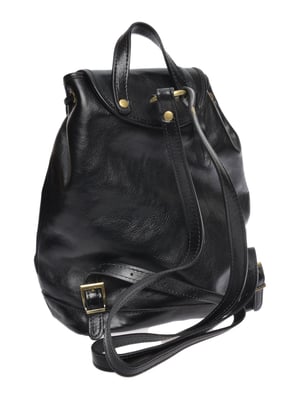 Anna Luchini Schwarz Rindsledertasche