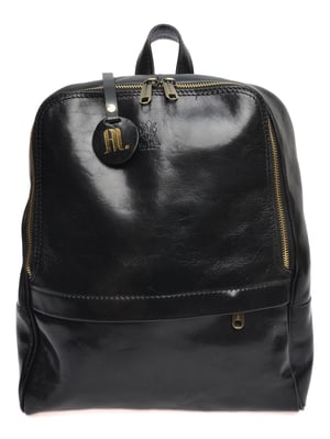 Anna Luchini Schwarz Rindsledertasche