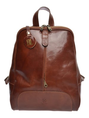 Anna Luchini Kastanienbraun Rindsledertasche