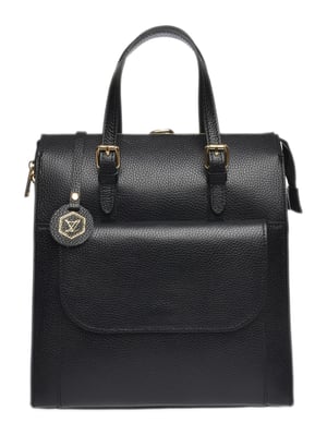 Luisa Vannini Schwarz Rindsledertasche