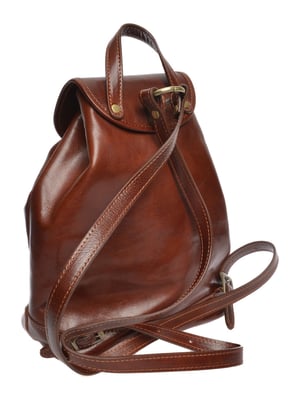 Anna Luchini Kastanienbraun Rindsledertasche