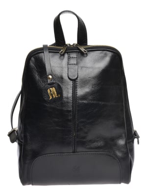 Anna Luchini Schwarz Rindsledertasche