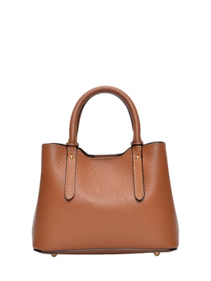 Anna Luchini Braun Rindsledertasche