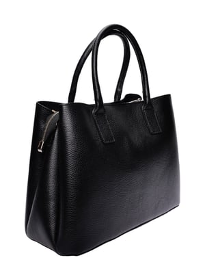 Anna Luchini Schwarz Rindsledertasche