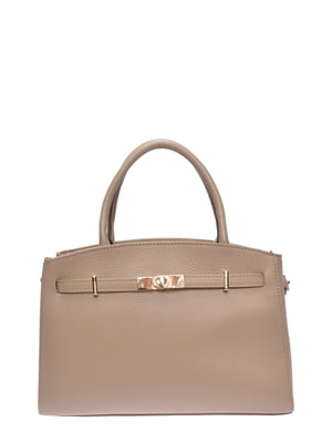 Isabella Rhea Beige Rindsledertasche