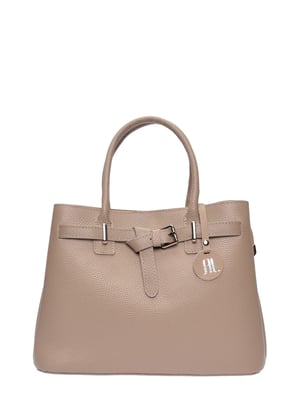 Anna Luchini Beige Rindsledertasche