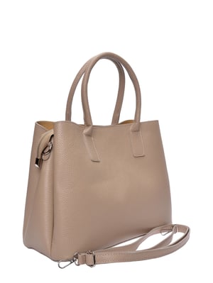 Anna Luchini Beige Rindsledertasche