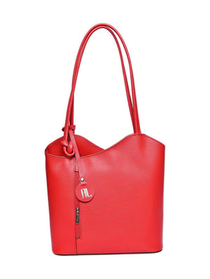 Anna Luchini Rot Rindsledertasche