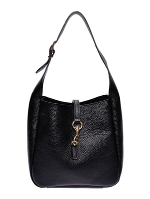 Anna Luchini Schwarz Rindsledertasche
