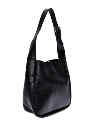 Anna Luchini Schwarz Rindsledertasche