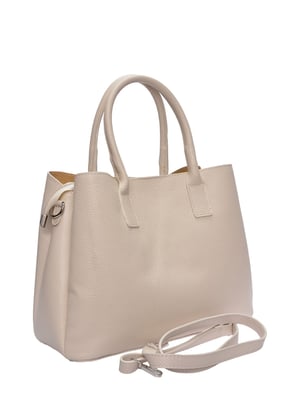 Anna Luchini Beige Rindsledertasche
