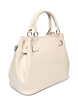 Anna Luchini Beige Rindsledertasche