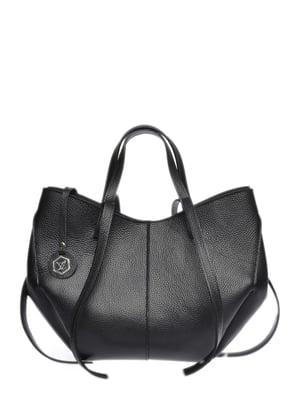 Luisa Vannini Schwarz Rindsledertasche