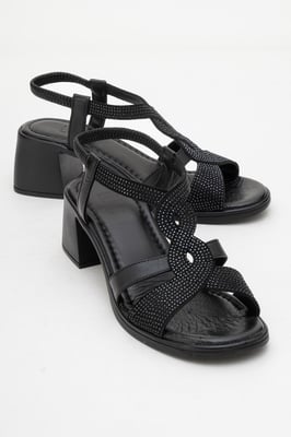 Dolen Leder Klobig Sandale