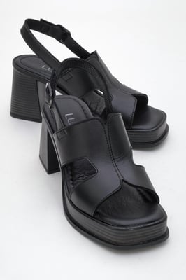 Zennia Leder Plateau Sandale (Women)
