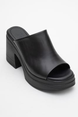 Nola Leder Plateau Mules (Women)