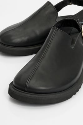 Laby Leder-Clogs