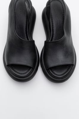 Agusto Leder-Plateau-Sandale (Damen)