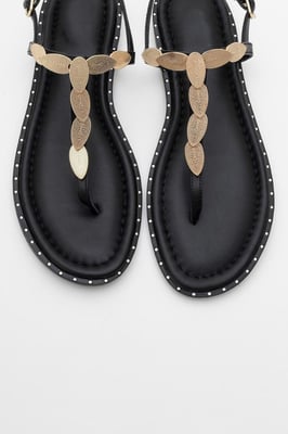 Marea Leder Flach Sandale (Women)