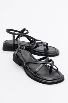 Antas Mit Riemchen Leder Flach Sandalen (Women)