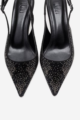 Nella Verzierter Slingback Spitzer Zehenbereich Pumps (Damen)