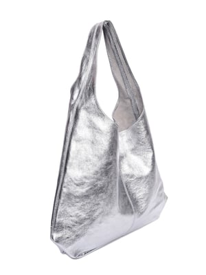 Luisa Vannini Silber Rindsledertasche