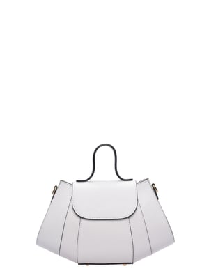 Luisa Vannini Weiß Rindsledertasche