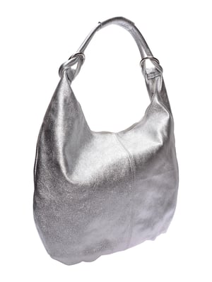 Anna Luchini Silber Rindsledertasche