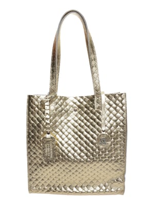 Anna Luchini Gold Rindsledertasche
