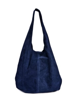 Anna Luchini Blau   Rindsledertasche