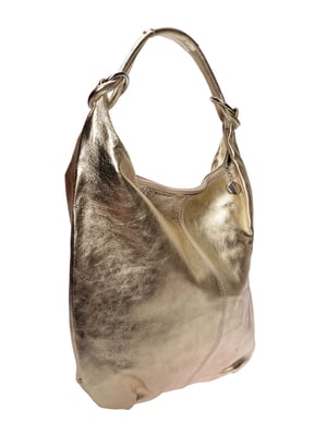 Anna Luchini Gold Rindsledertasche