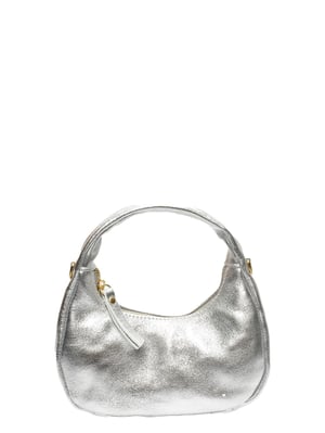 Anna Luchini Silber Rindsledertasche