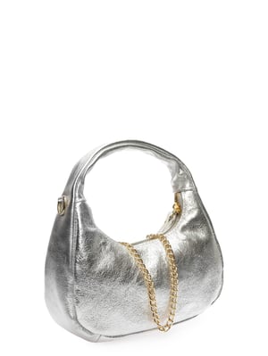 Anna Luchini Silber Rindsledertasche
