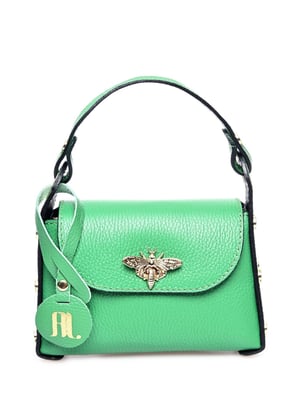Anna Luchini Grün Rindsledertasche