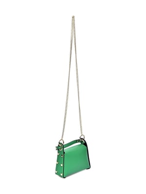 Anna Luchini Grün Rindsledertasche